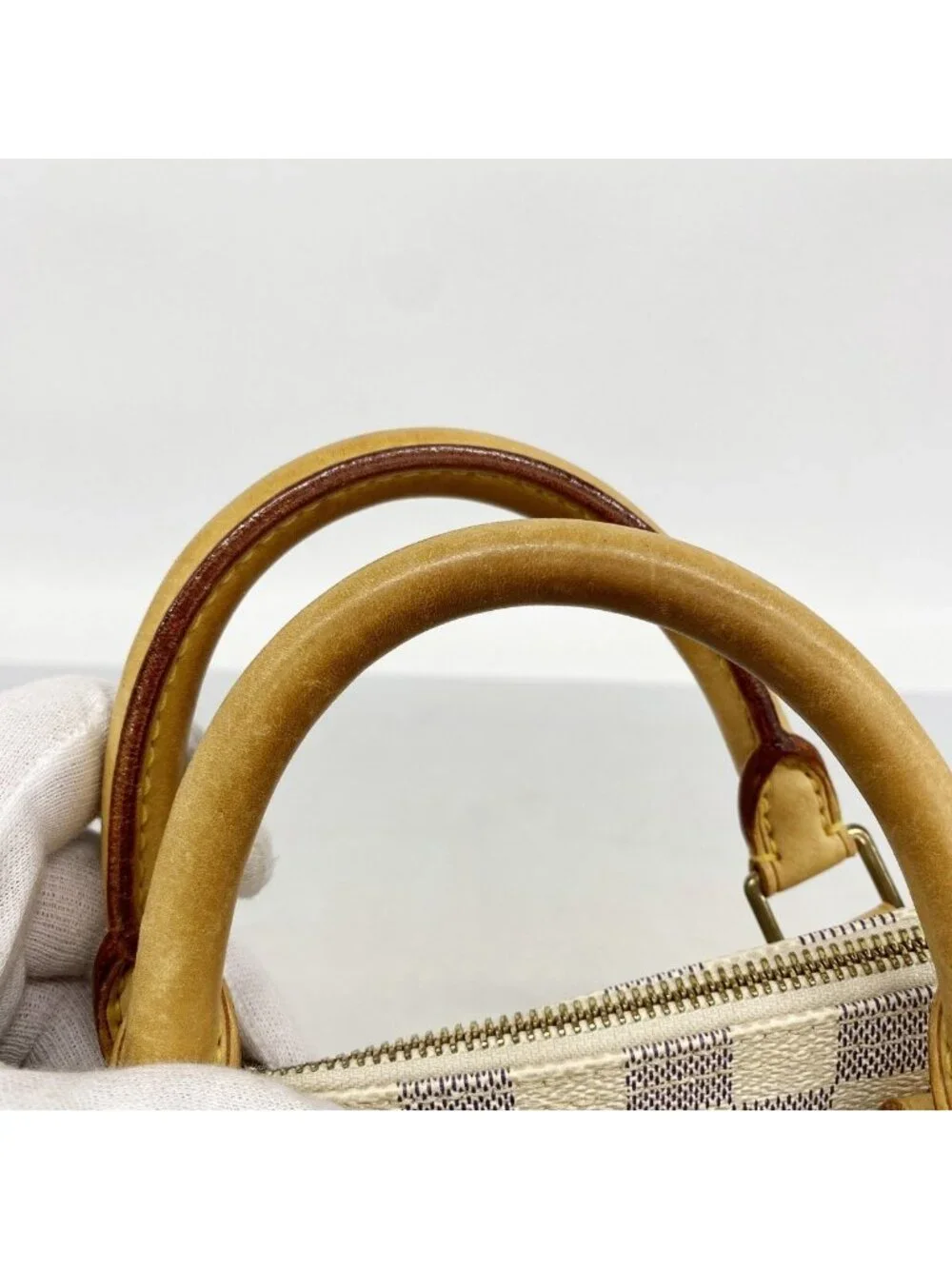 Louis Vuitton Handbag Damier Azur Speedy 30 White